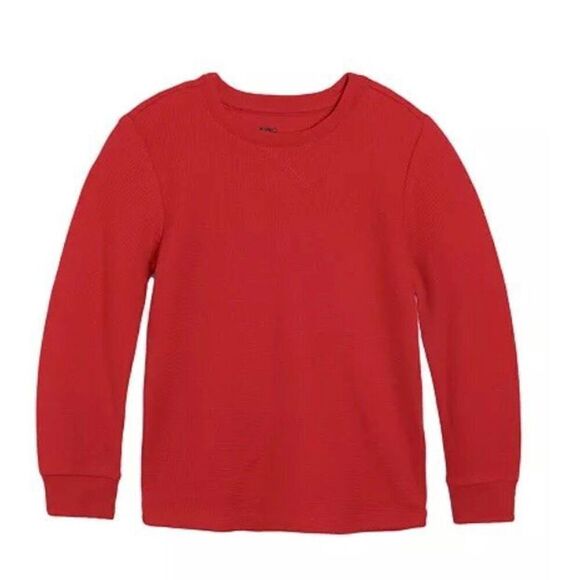 EPIC THREADS - NWT - Little Boys Sz Large Long-Sleeve Crew Neck Tee “Ski Patrol” - Picture 2 of 10